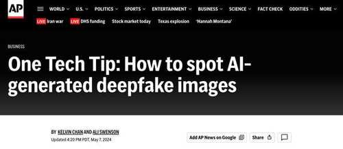 Associated Press article